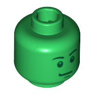 Lego hlava, zelená (4569741)